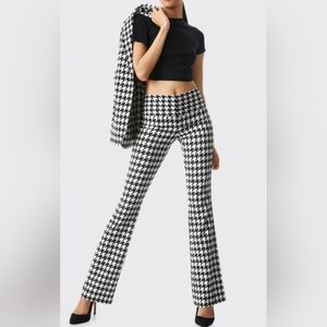 Alice + Olivia Bootcut Houndstooth Pants Sz 12